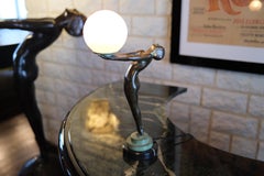 Clarté Sculpture Lueur Lamp from the Important Art Deco Artist Max Le Verrier
