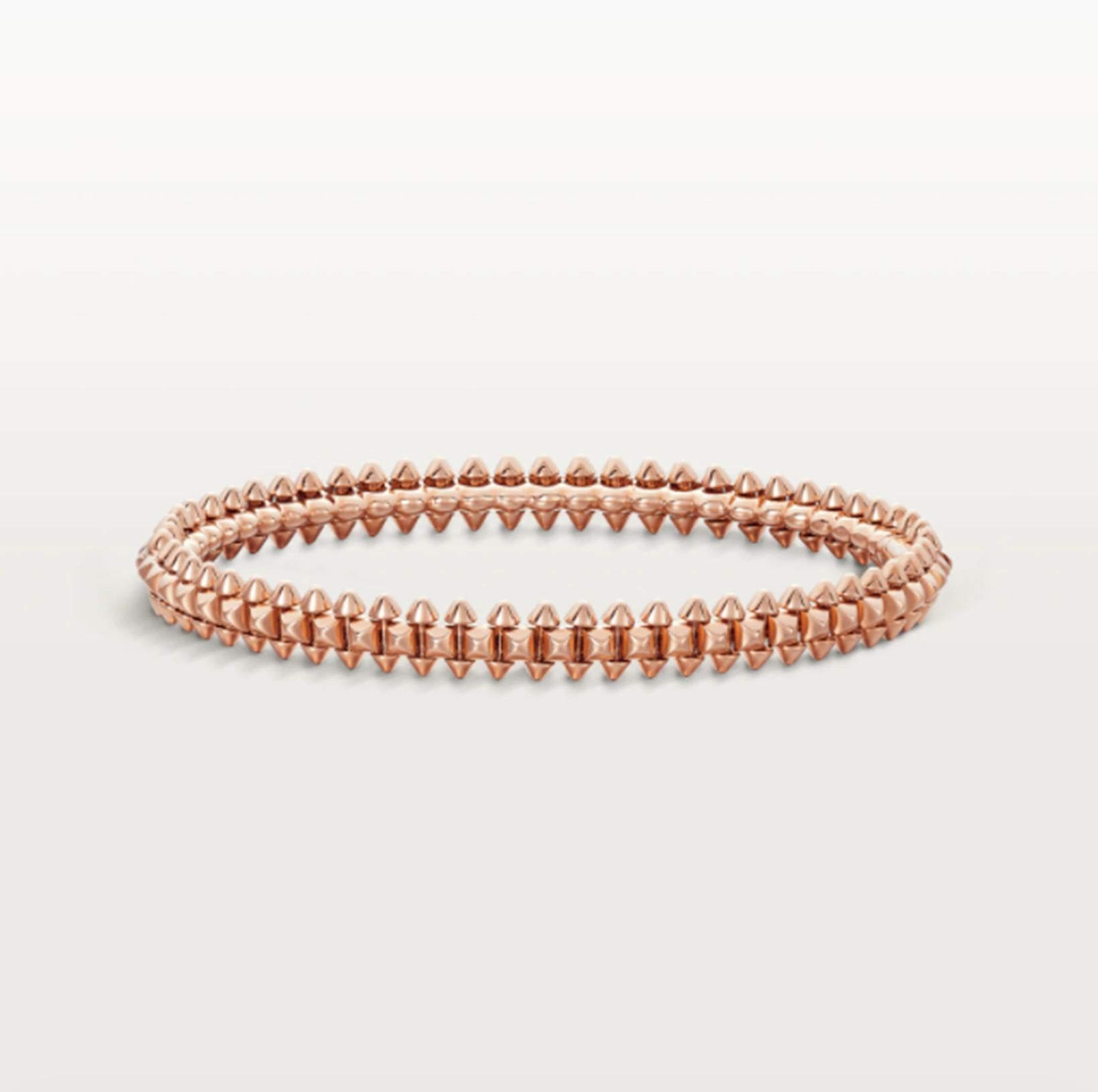 Clash De Cartier: 18 Karat Roségold Armband, Modell im Zustand „Gut“ in Miami, FL