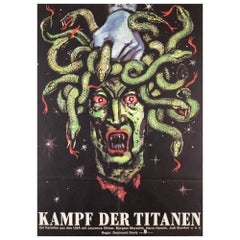 Clash of the Titans 1985 East German Film Movie Poster