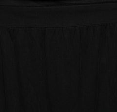 Class by Roberto Cavalli Maxi Abito in Jersey Nero con Dettaglio Link in Metallo L.