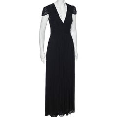 Class by Roberto Cavalli - Maxi abito increspato in jersey nero M.