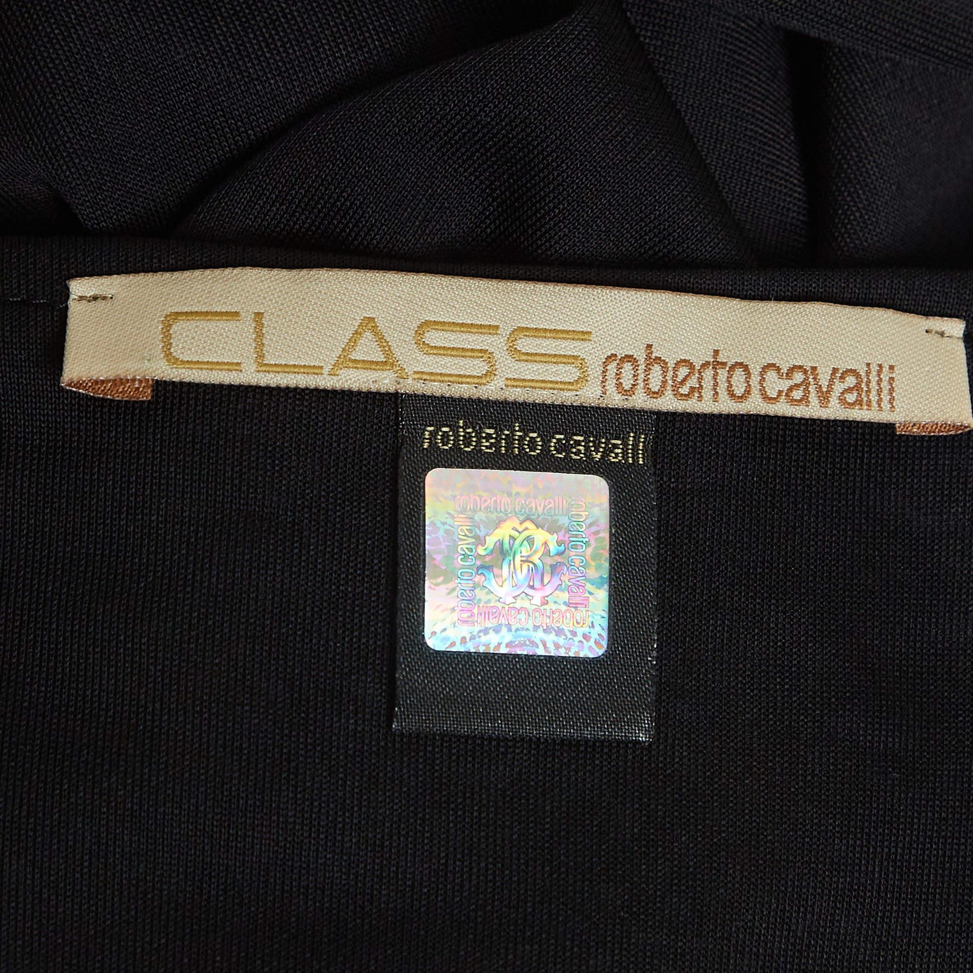 Class by Roberto Cavalli Black Jersey V-Neck Camisole S 2