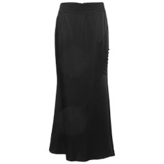 Class by Roberto Cavalli Maxi gonna in raso nero L.A.