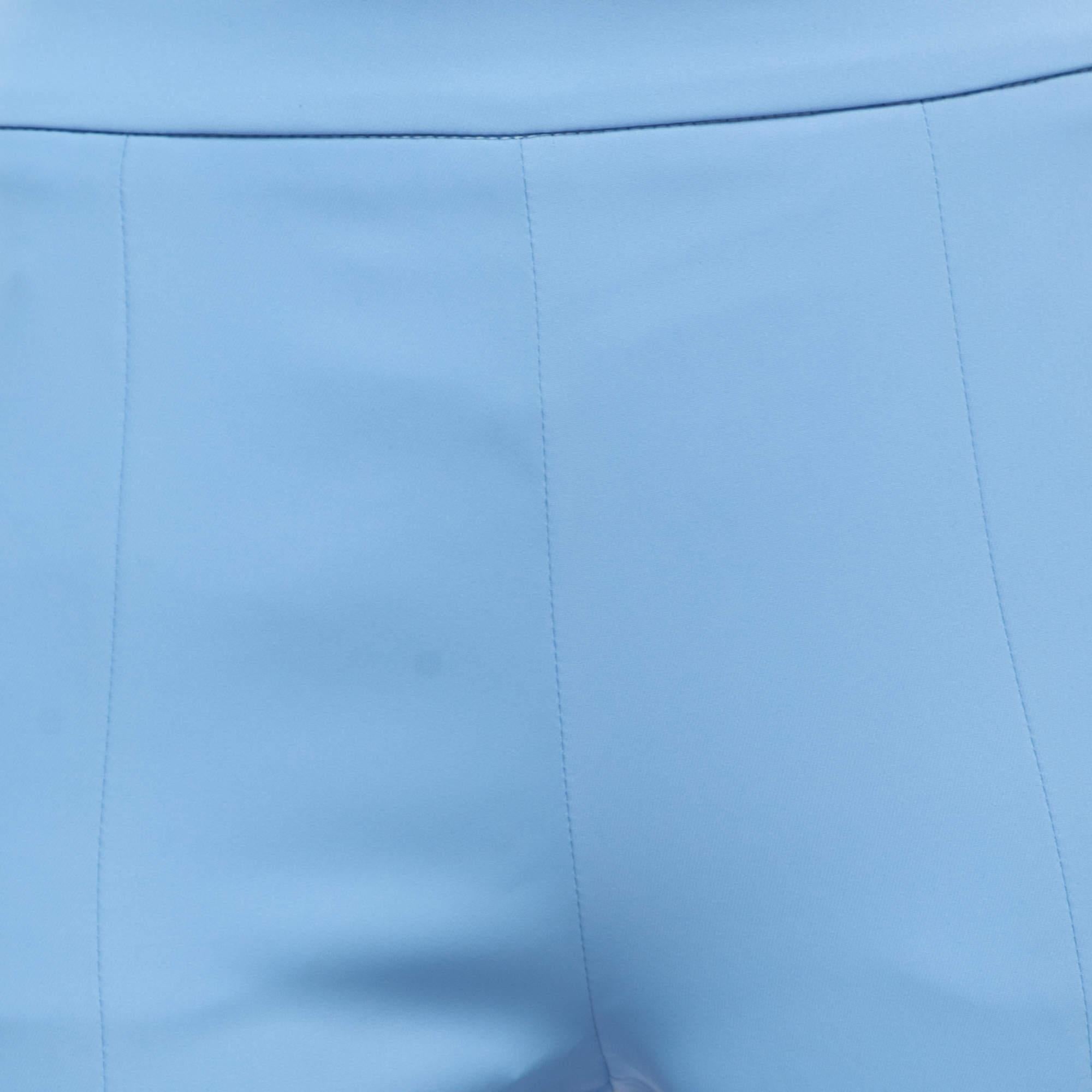Bleu Pantalon évasé Class by Roberto Cavalli en vente
