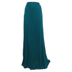 Class by Roberto Cavalli Maxi gonna in jersey verde L