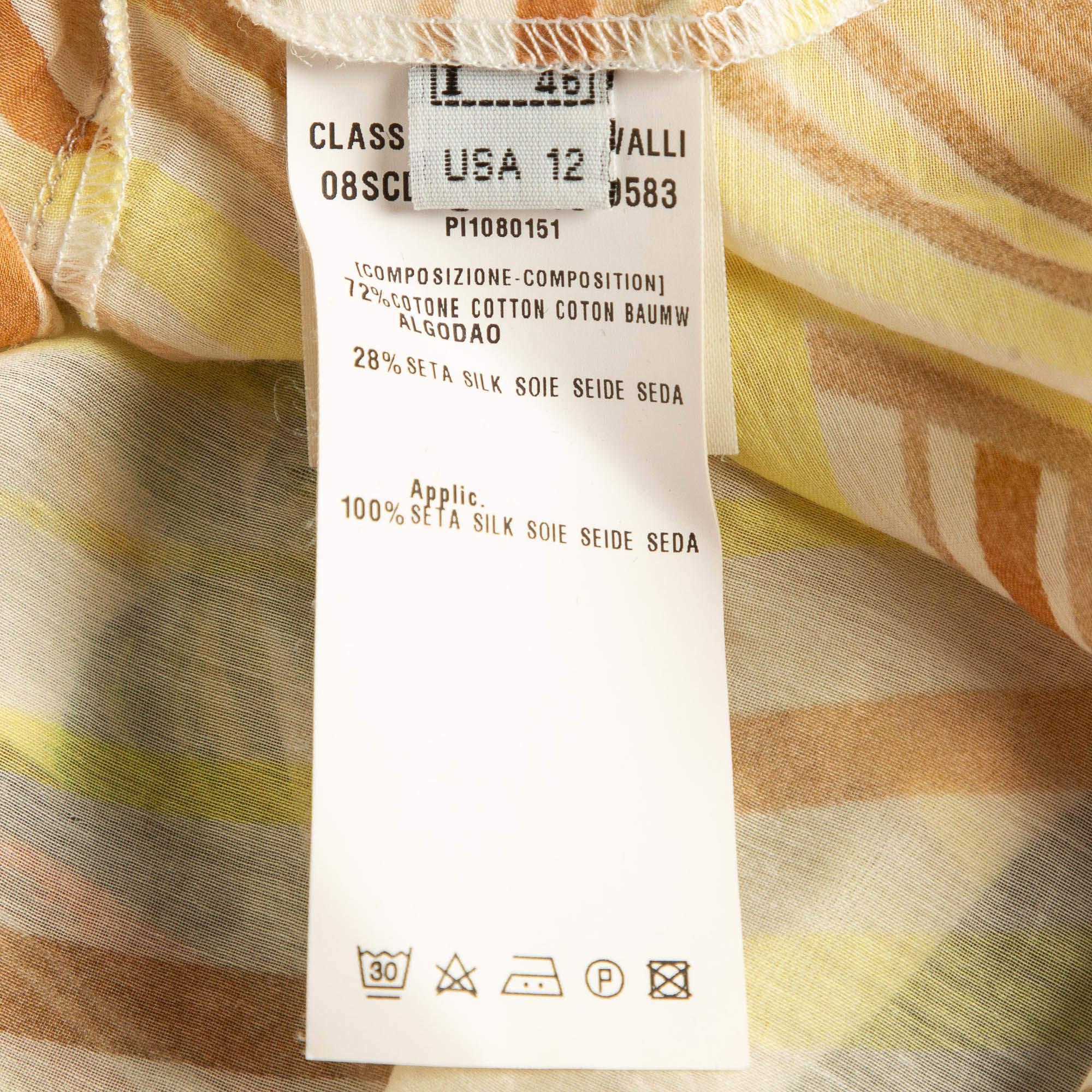 Donna Class by Roberto Cavalli - Camicia in misto cotone stampata multicolore L. in vendita
