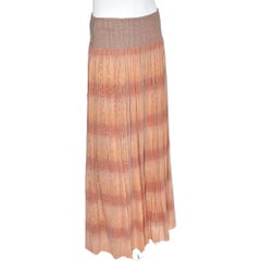 Class by Roberto Cavalli Maxi gonna a strati in seta stampata rosa e animalier L.L.A.