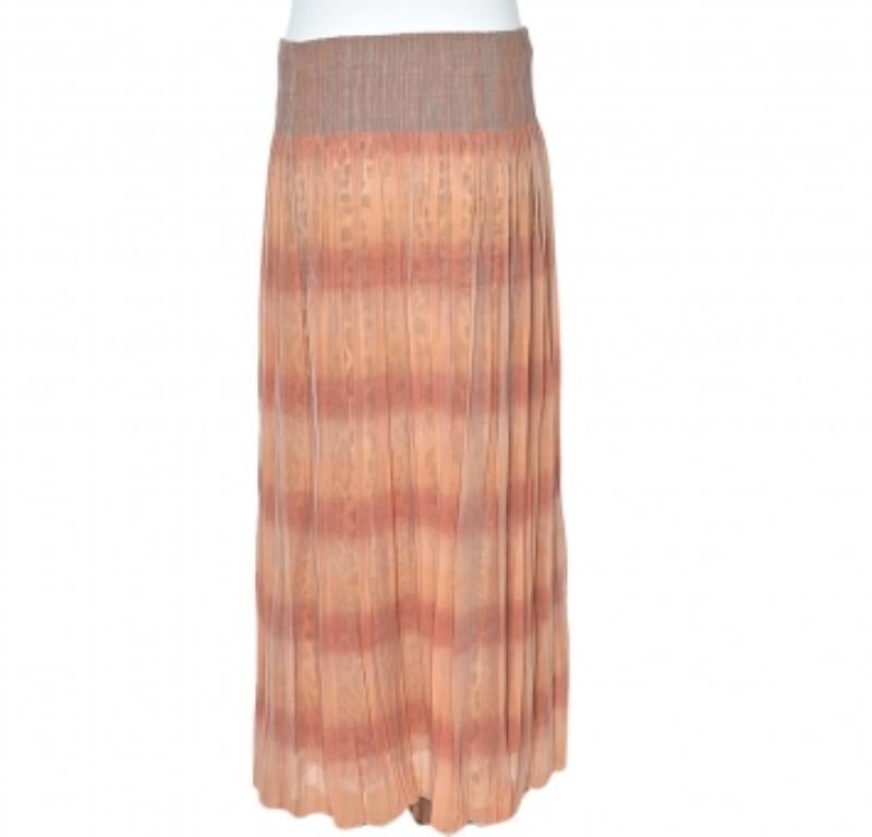 Class by Roberto Cavalli Maxi gonna a strati in seta stampata rosa e animalier L.L.A. In condizioni ottime in vendita a Dubai, Al Qouz 2