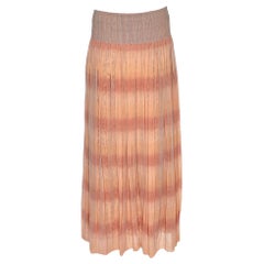 Class by Roberto Cavalli Maxi gonna a strati in seta stampata rosa e animalier L.L.A.