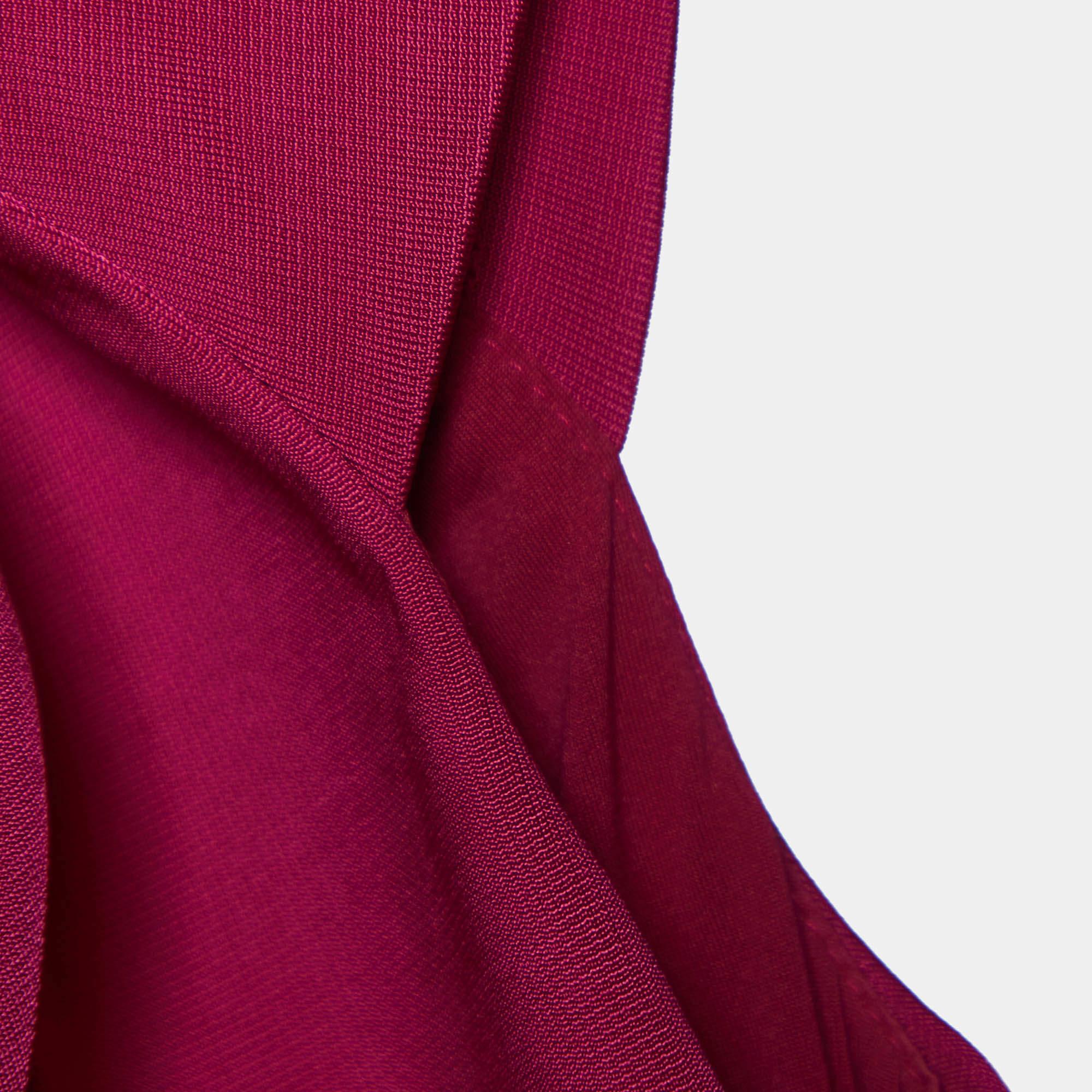 Rosa Class by Roberto Cavalli Top Peplum in jersey rosa M. in vendita