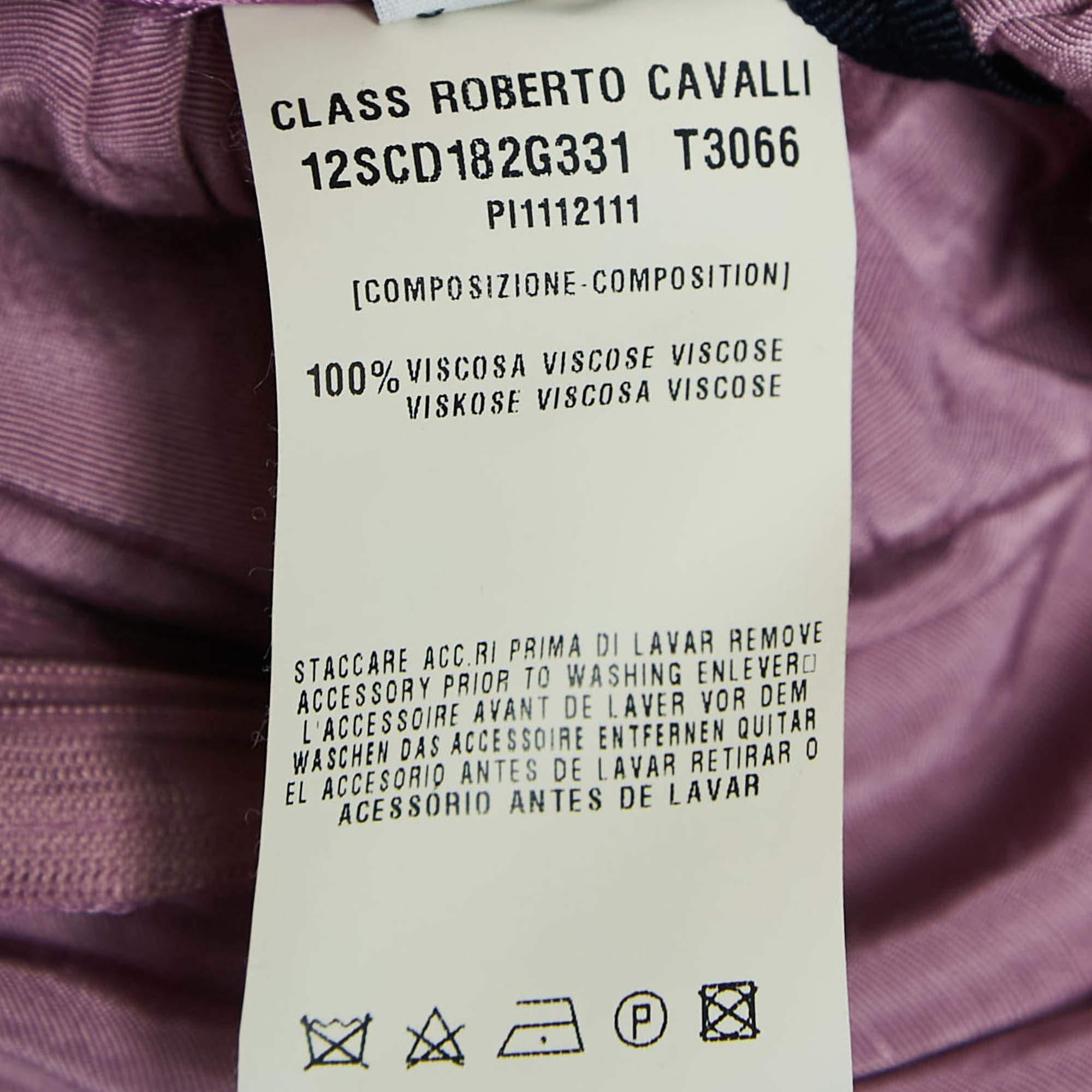 De las mujeres Class by Roberto Cavalli Maxifalda fruncida de crepé morado M en venta