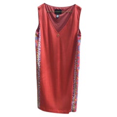 Cavalli Viskosefarbenes Kleid mit mittlerer Länge in Rosa