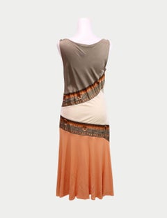 Class Roberto Cavalli Asymmetric Print Midi Dress - EU 44