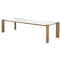 Class.25 Contemporary Dining Table in Wood and Ceramic by Ronald Sasson