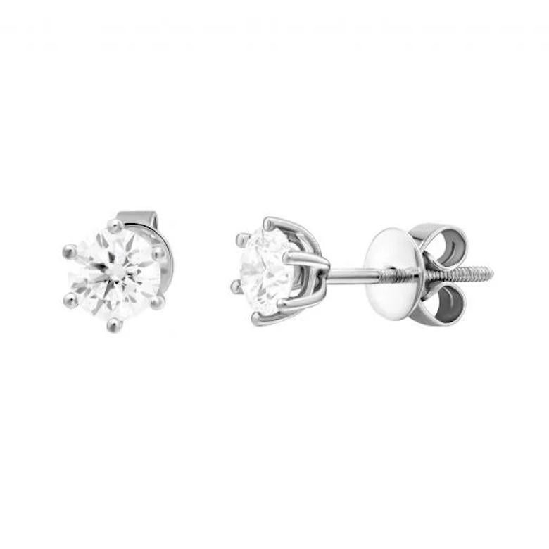 Earrings White Gold 14 K 
Diamond - 2-0,78 ct

Weight 1,21 grams


With a heritage of ancient fine Swiss jewelry traditions, NATKINA is a Geneva based jewellery brand, which creates modern jewellery masterpieces suitable for every day life.
It is
