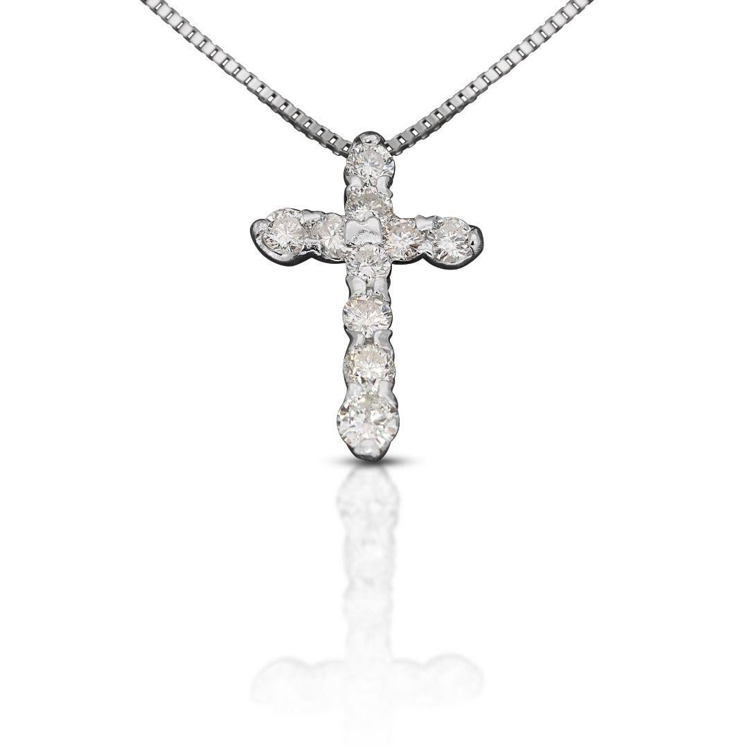 Whether worn as a symbol of faith or as a statement of understated elegance, the Classic 0.25ct Cross Diamond Necklace is a cherished piece that transcends trends. Its enduring design and quality craftsmanship make it a meaningful and versatile