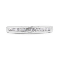 Classic 0.26ct Natural Diamond Ring in 18K White Gold