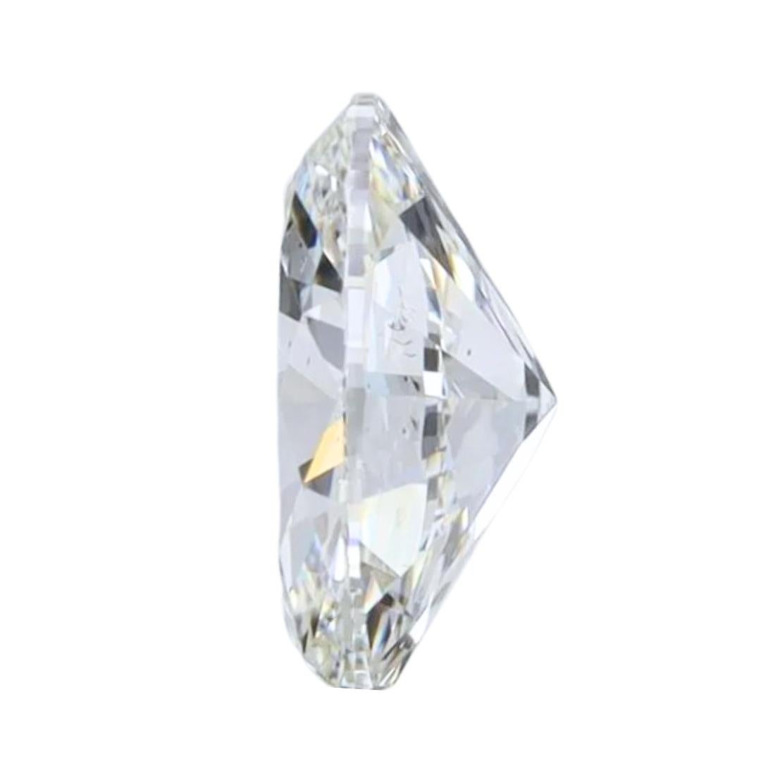 Classic 0.50ct Ideal Cut Oval Diamond - GIA Certified In New Condition For Sale In רמת גן, IL