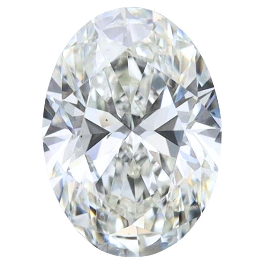 Classic 0.50ct Ideal Cut Oval Diamond - GIA Certified