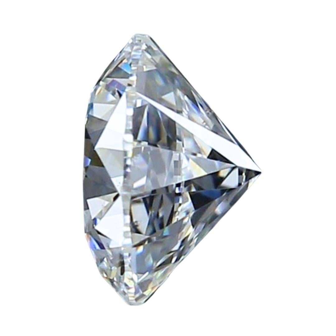 Classic 0.50ct Triple Excellent Ideal Cut Round-Shaped Diamond - GIA Certified In New Condition In רמת גן, IL