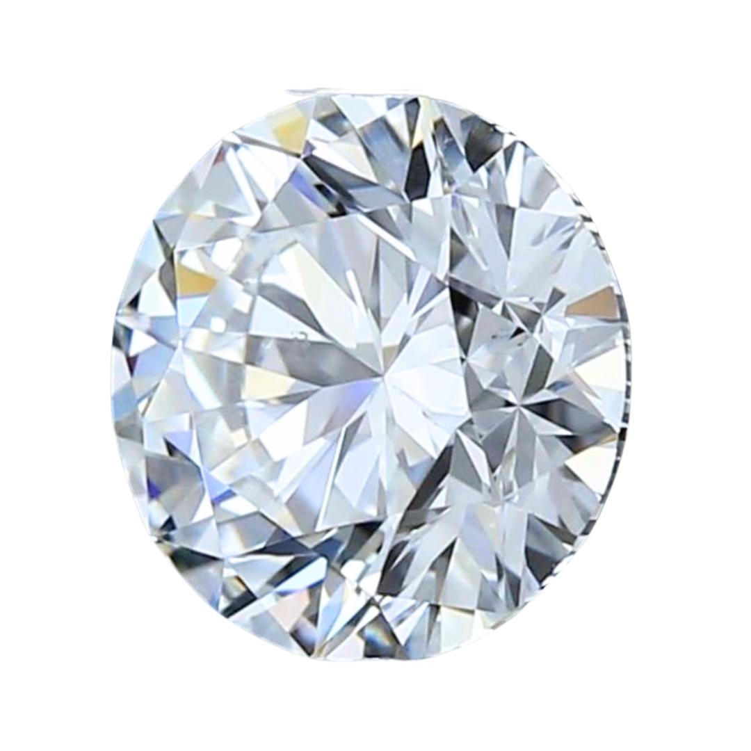 Women's Classic 0.50ct Triple Excellent Ideal Cut Round-Shaped Diamond - GIA Certified