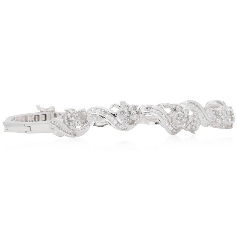 Classic 0,54 ct. Bracelet de diamants ronds et brillants Neuf - En vente à רמת גן, IL