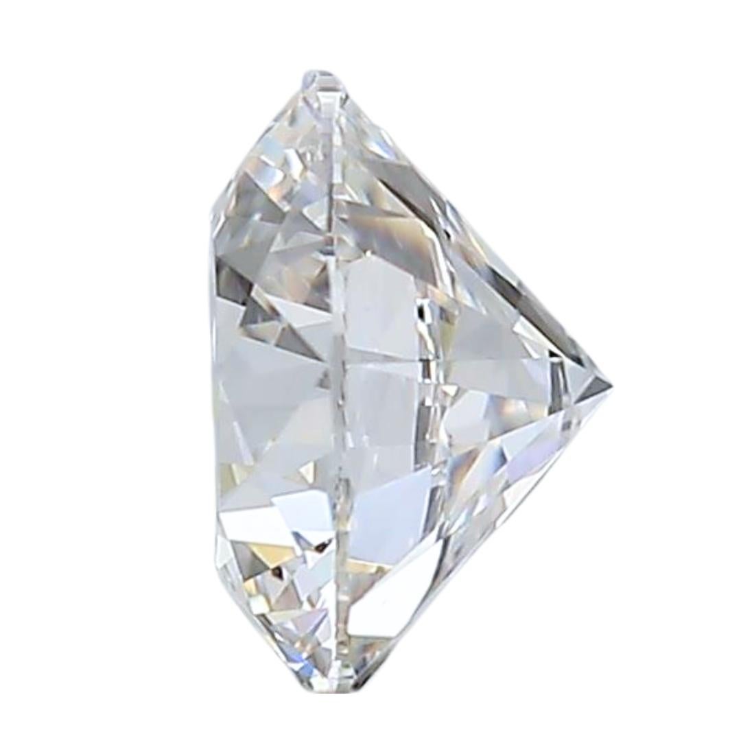Classic 0.55ct Ideal Cut Round Diamond - GIA Certified In New Condition For Sale In רמת גן, IL