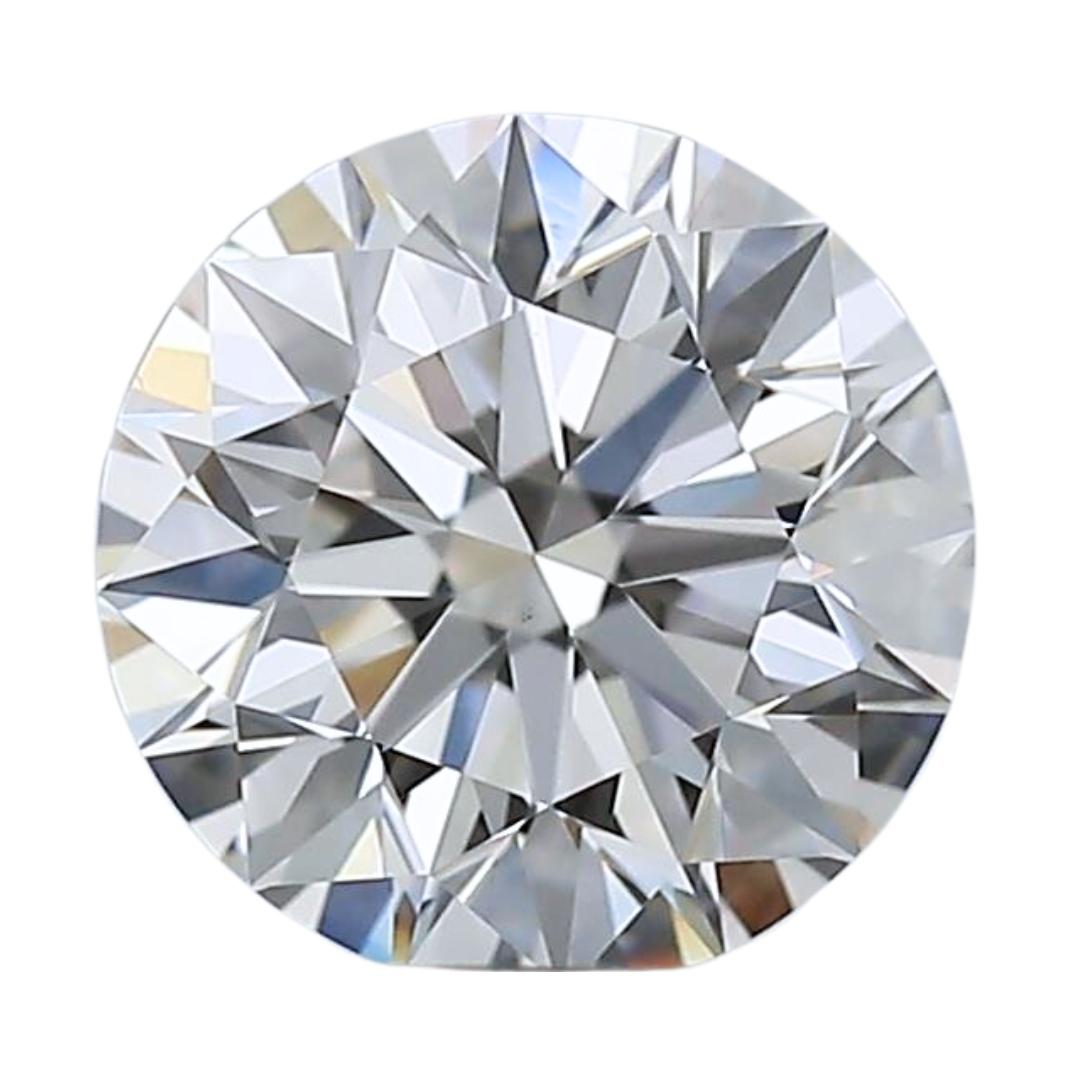 Classic 0.55ct Ideal Cut Round Diamond - GIA Certified For Sale 2