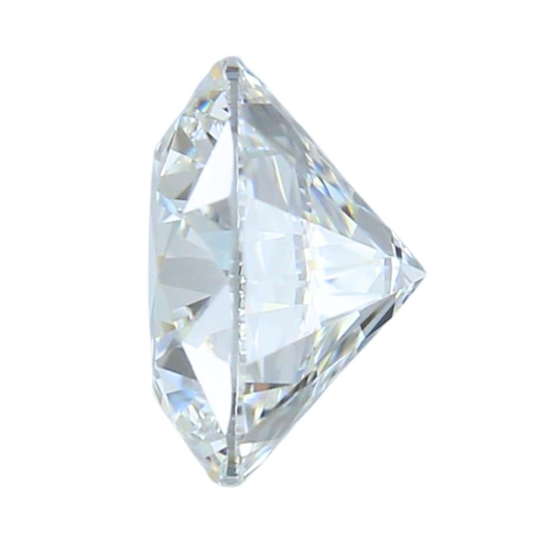 Taglio rotondo Diamante tondo naturale classico da 0,55 carati - Certificato GIA in vendita