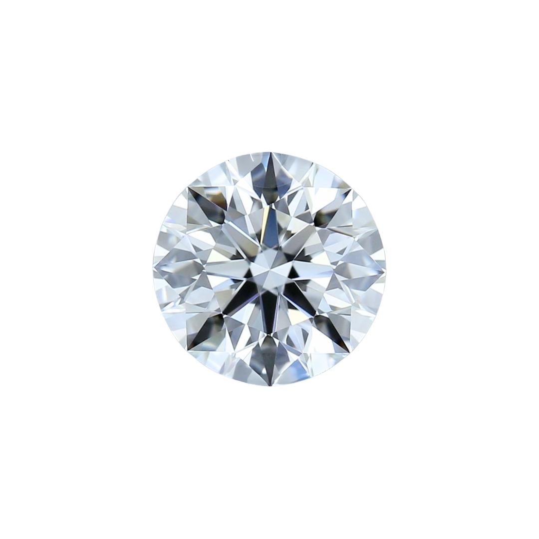 Diamante tondo naturale classico da 0,55 carati - Certificato GIA in vendita 2