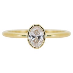 Classic 0.71ct Double Excellent Ideal Cut Diamond Solitaire Ring