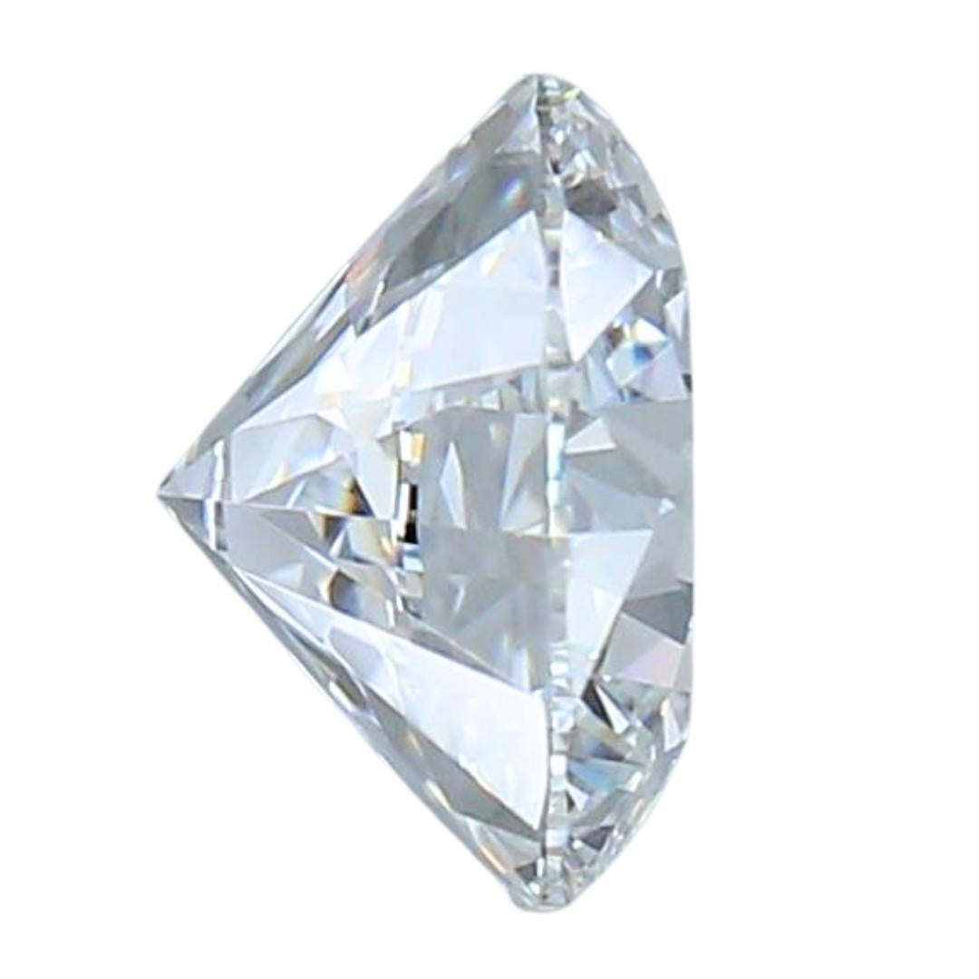 Round Cut Classic 0.85ct Ideal Cut Round-Shaped Diamond - GIA Certified For Sale
