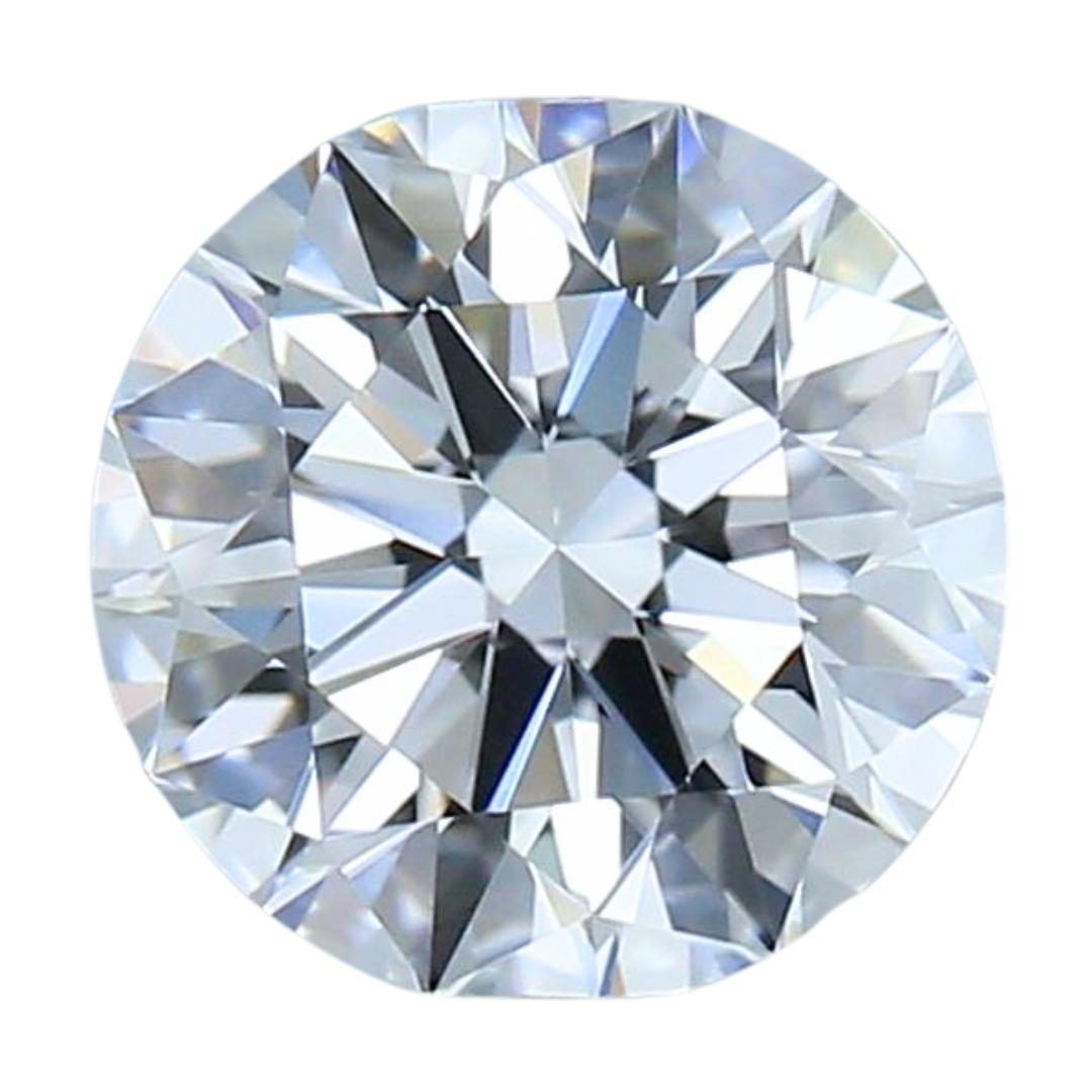 Classic 0.85ct Ideal Cut Round-Shaped Diamond - GIA Certified For Sale 2