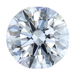 Diamante clásico de talla ideal redondo de 0,85 ct - Certificado GIA