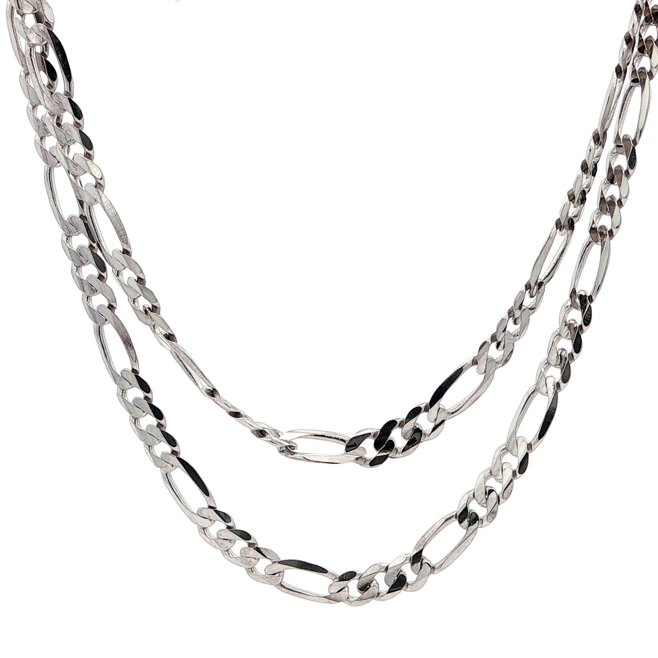 Collar Clásico de Cadena de Eslabones Fígaro de 4,2 mm y 20