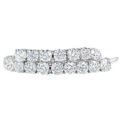 Bracciale tennis classico con diamanti da 12,00 carati