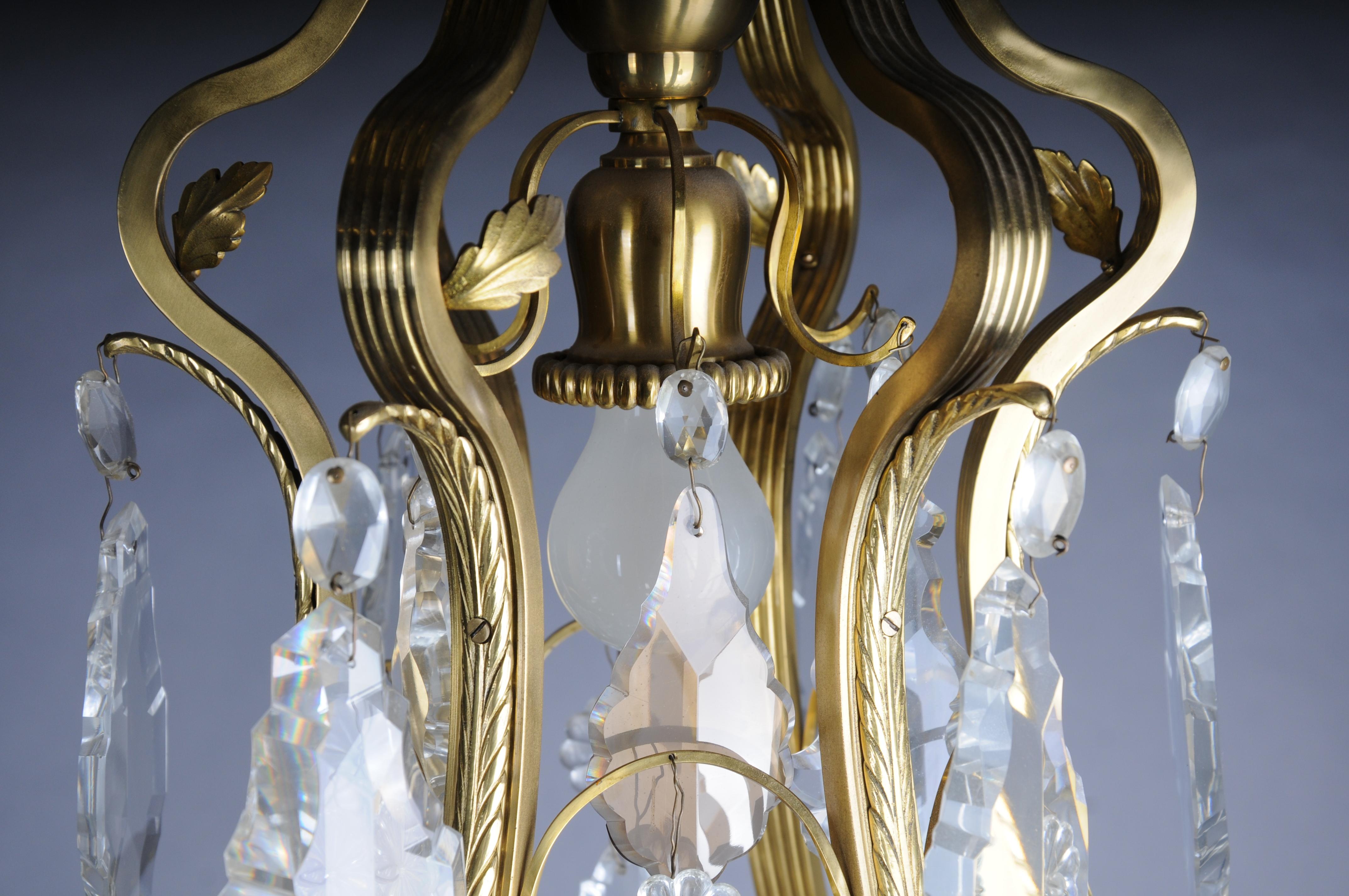 Lampadario classico a 13 luci in cristallo francese, Barocco/Luigi XV in vendita 5