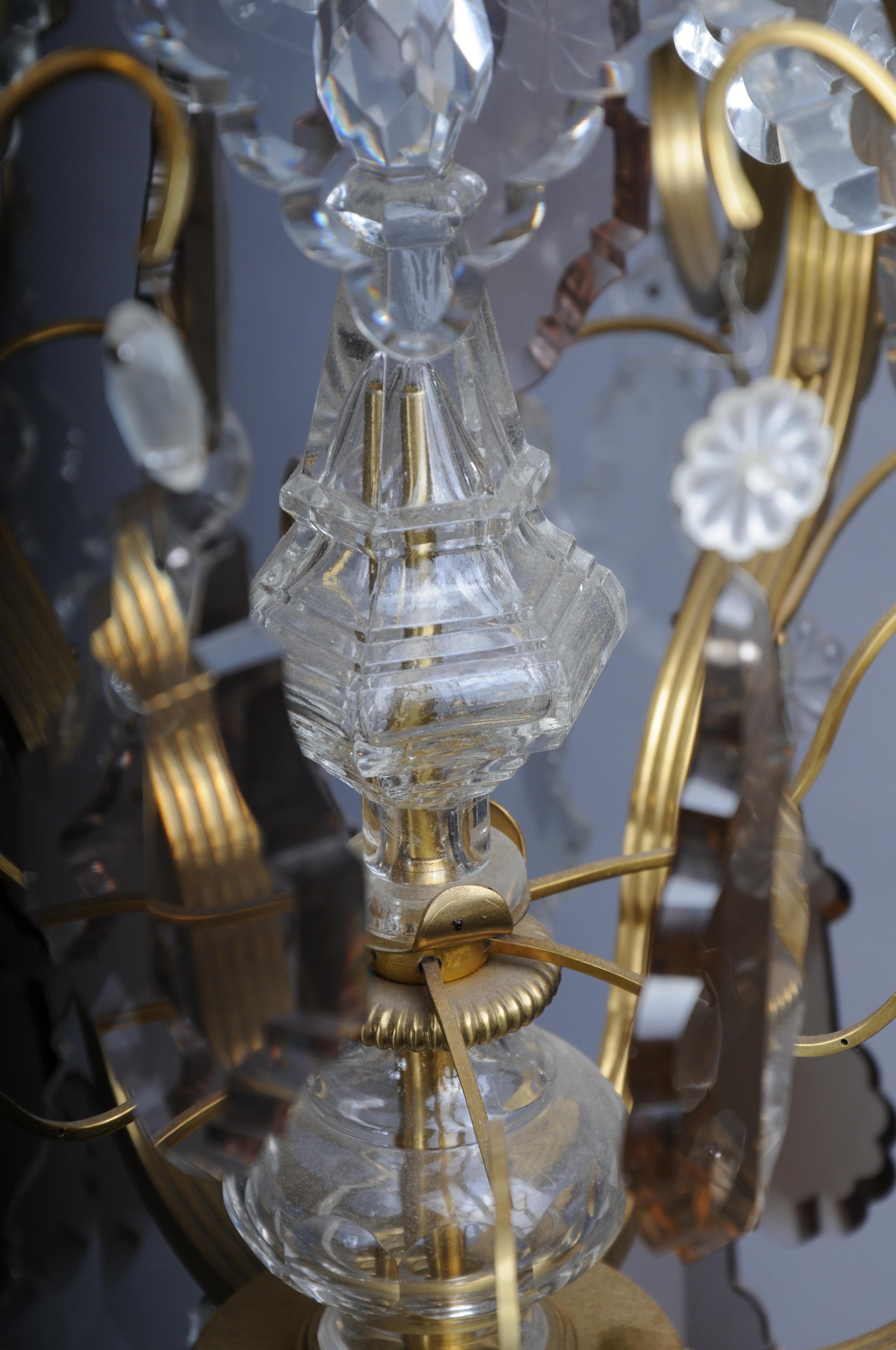 Lampadario classico a 13 luci in cristallo francese, Barocco/Luigi XV in vendita 13