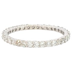 Classic 14k Gold .686 Karat Elegant Eternity Band Diamantring