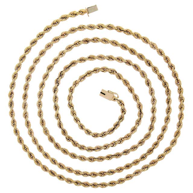 Textured Rope Chain Milor 18K Gold 32