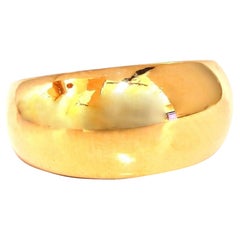 Fascia classica in oro 14kt semi-coperta ad alta lucentezza*