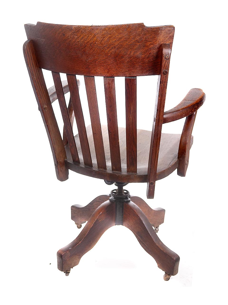 American Classic 1890s Oak Desk Chair