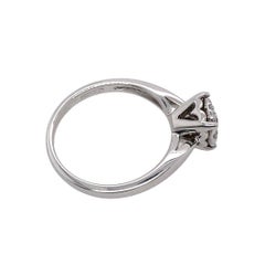 Classic 18ct White Gold Diamond Solitaire Ring with 0.33ct F/VS Diamonds