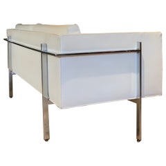 Classic 1950
s Chrome Frame Sofa by Milo Baughman Classic 1950
s Chrome Frame Sofa by Milo Baughman