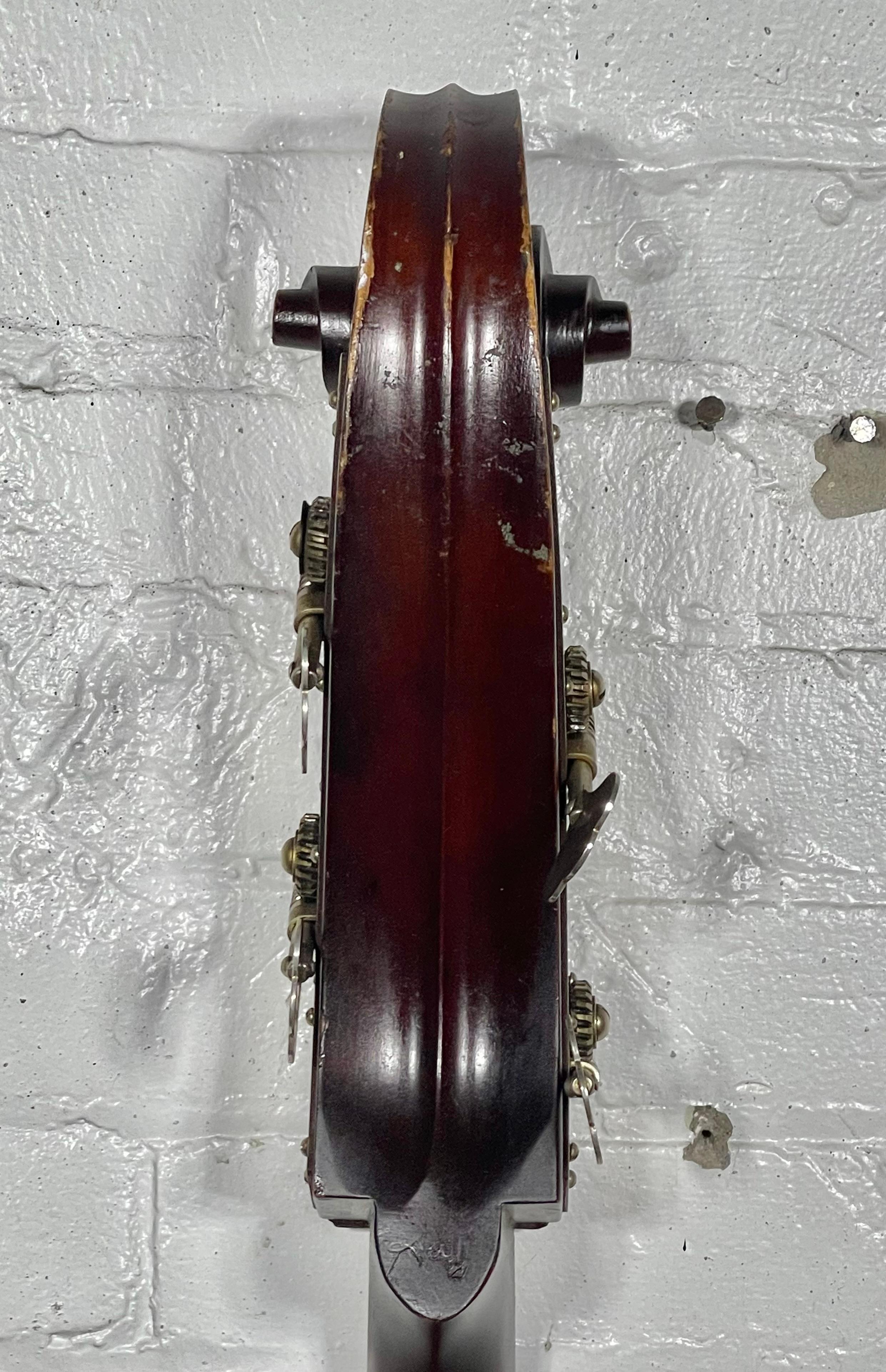 Classic 1950s Kay M 1 Upright String Bass, Standard 3/4 size en venta 4