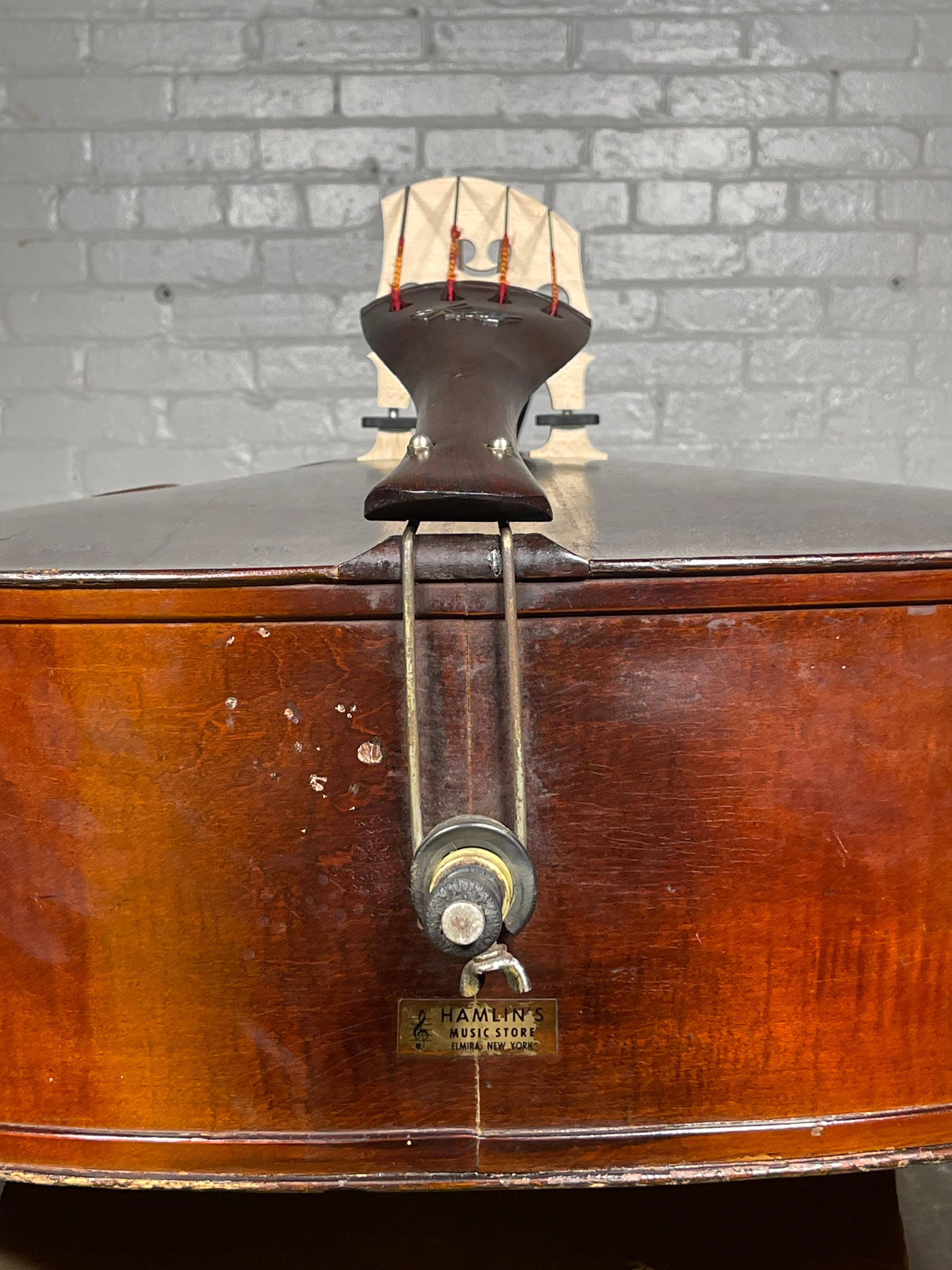 Classic 1950s Kay M 1 Upright String Bass, Standard 3/4 size en venta 9