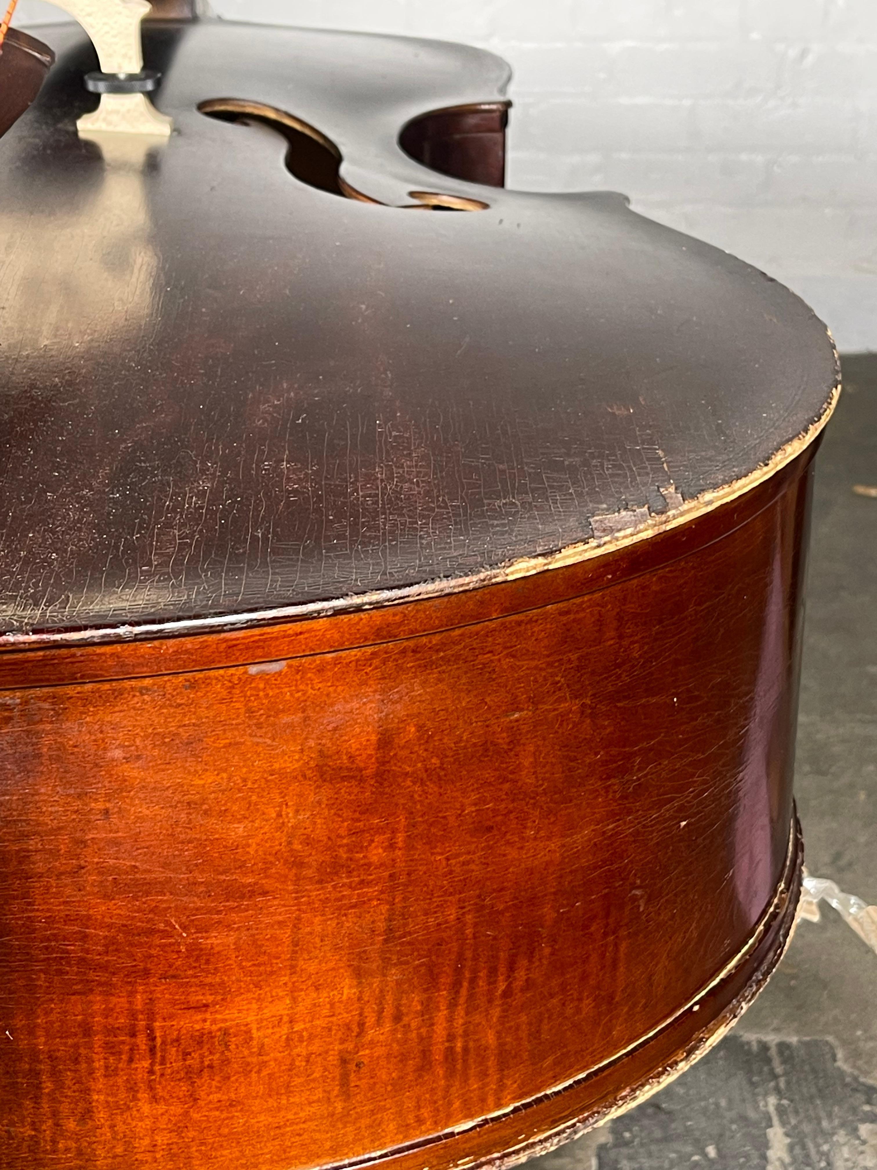 Classic 1950s Kay M 1 Upright String Bass, Standard 3/4 size en venta 11