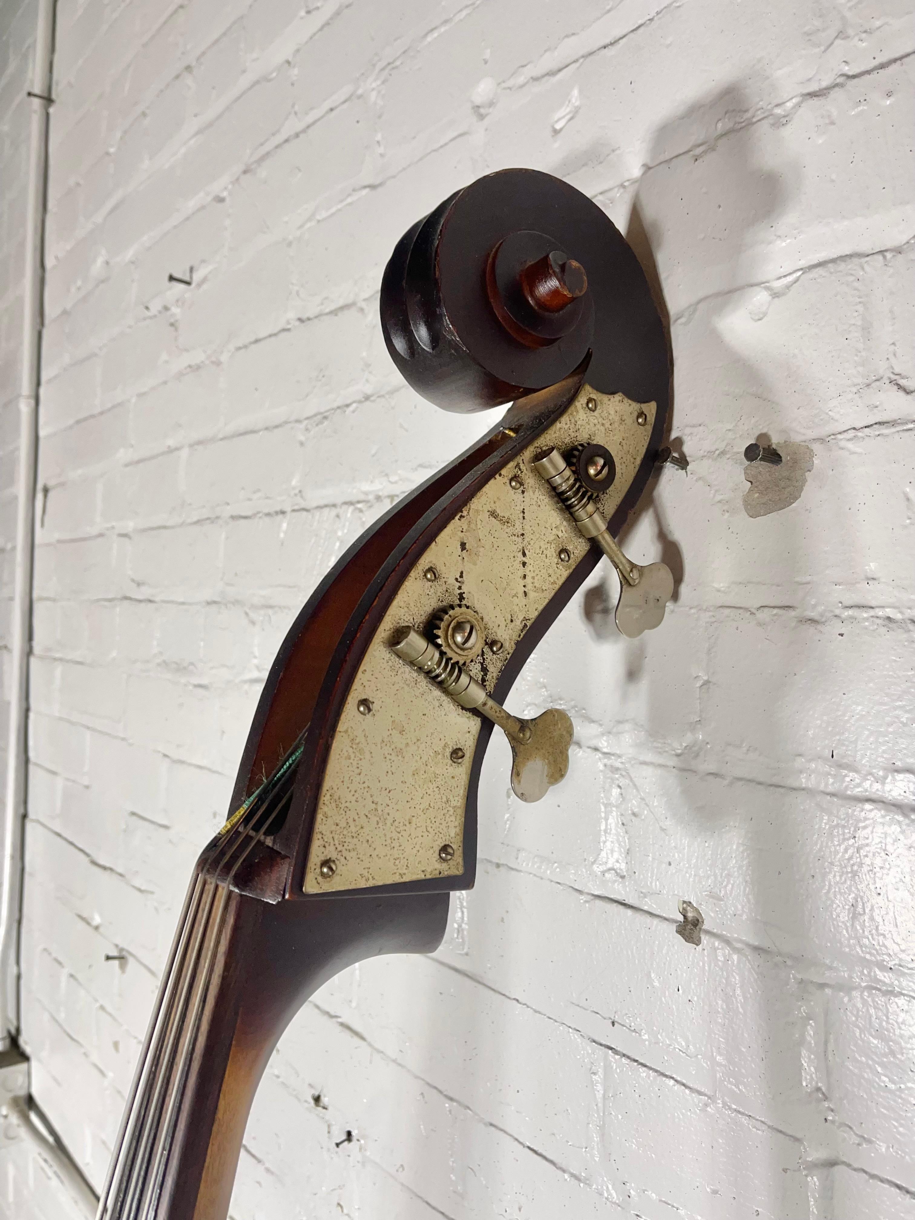Classic 1950s Kay M 1 Upright String Bass, Standard 3/4 size en venta 1