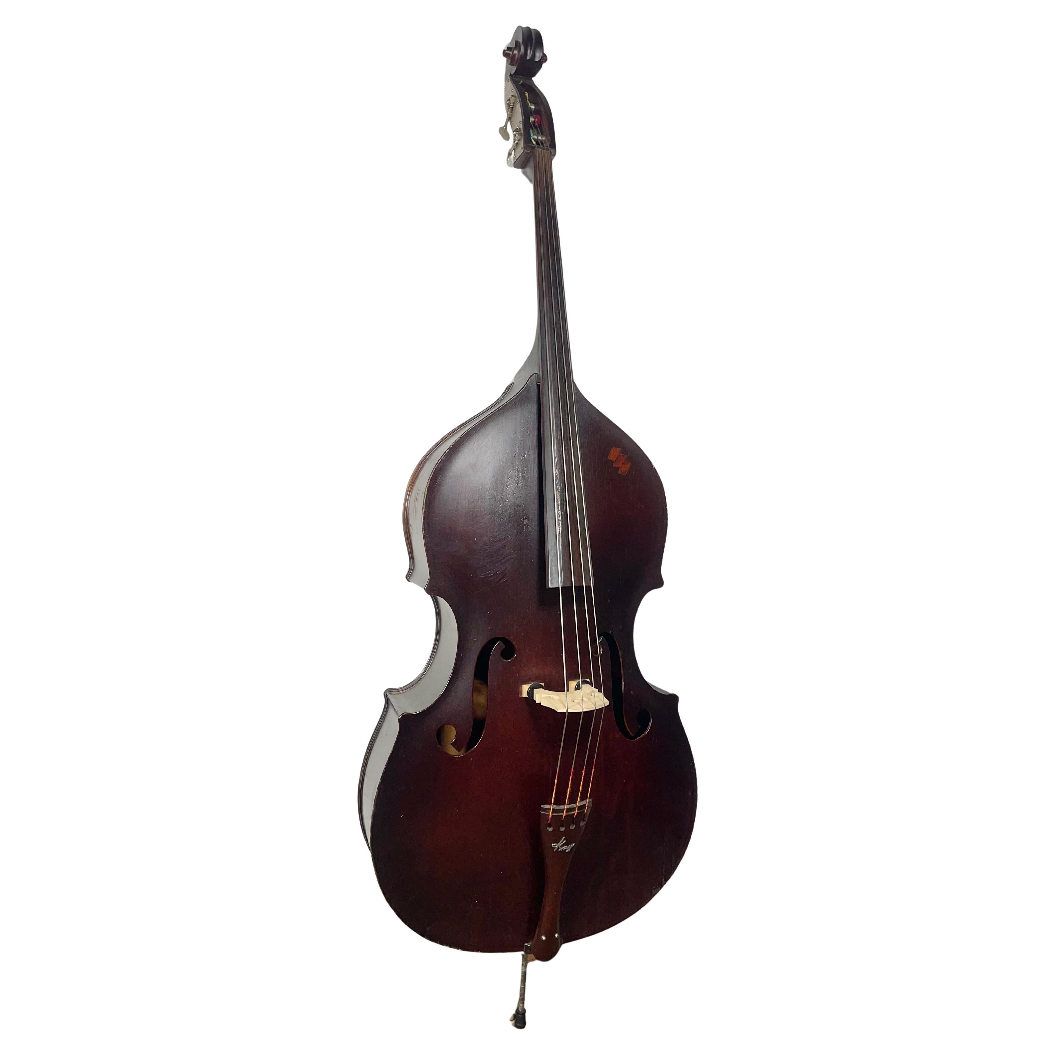 Classic 1950s Kay M 1 Upright String Bass, Standard 3/4 size