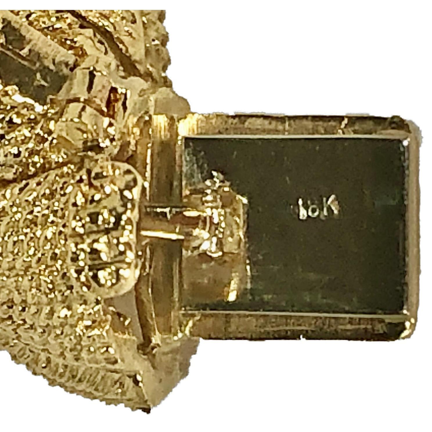 Women's Classic 1960s Yellow Gold, Platinum and Diamond Choker Necklace